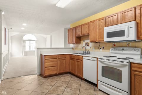 Kitchen at 7347 Chapel Villas Lane, Indianapolis, IN