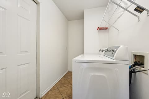 Laundry room at 7347 Chapel Villas Lane, Indianapolis, IN