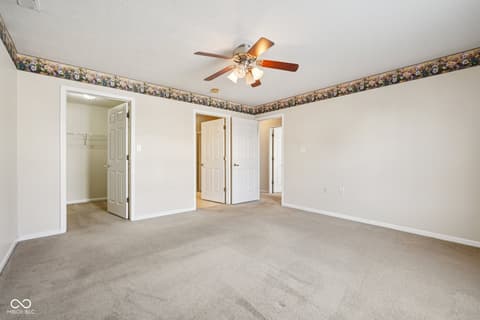 Primary bedroom at 7347 Chapel Villas Lane, Indianapolis, IN