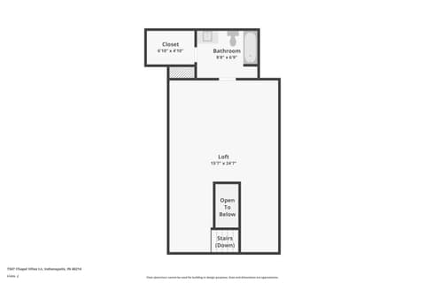 Floor Plan — 7347 Chapel Villas Lane, Indianapolis, IN