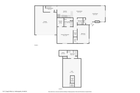 Floor Plan — 7347 Chapel Villas Lane, Indianapolis, IN