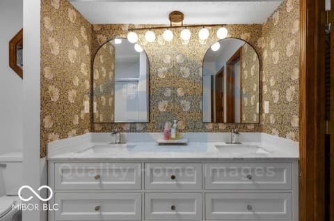 Bathroom at 1616 Secretariat Lane, Indianapolis, IN
