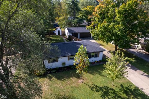 Aerial view at 655 Birch Street, Westfield, IN