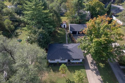 Aerial view at 655 Birch Street, Westfield, IN