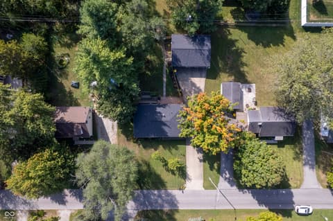 Aerial view at 655 Birch Street, Westfield, IN