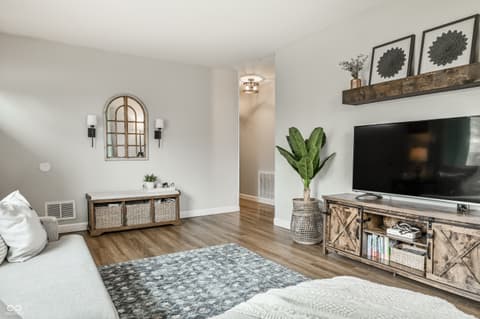 Living room at 655 Birch Street, Westfield, IN