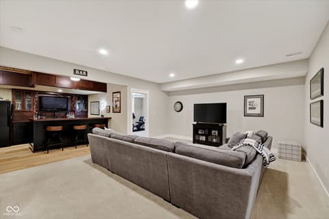 Family room at 17127 Andry Court, Westfield, IN