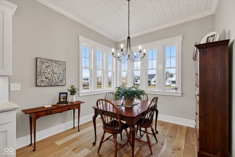 Dining room at 17127 Andry Court, Westfield, IN