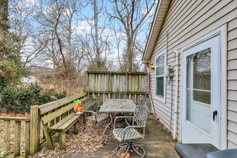 Outdoor living area at 1427 Ruth Drive, Indianapolis, IN