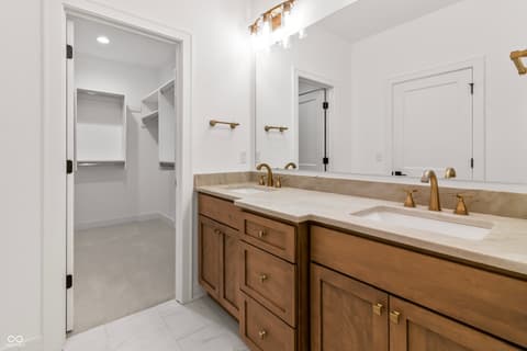 Primary bathroom at 15407 Mystic Rock Drive, Carmel, IN