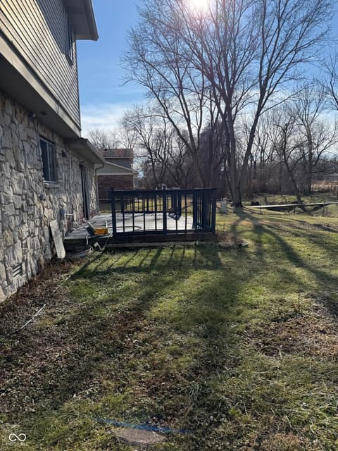 Yard at 7108 Hearthstone Way, Indianapolis, IN