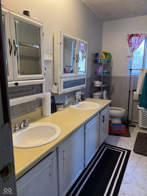 Bathroom at 7108 Hearthstone Way, Indianapolis, IN