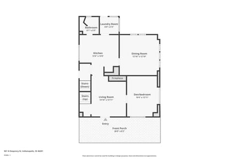 Photo of 501 N Dequincy Street, Indianapolis, IN