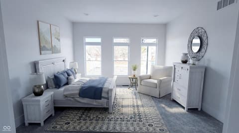 Bedroom at 711 N Fenton Avenue, Indianapolis, IN