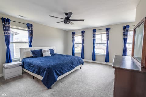 Bedroom at 3614 Merchmont Road, Bargersville, IN