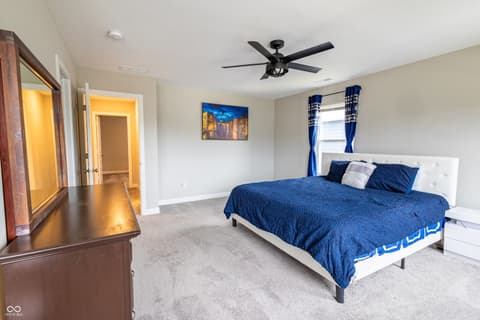 Bedroom at 3614 Merchmont Road, Bargersville, IN