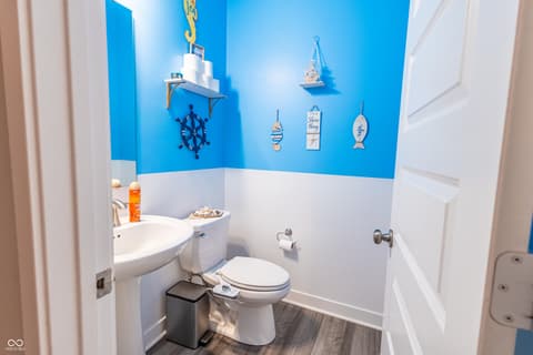 Bathroom at 3614 Merchmont Road, Bargersville, IN