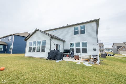 Backyard at 3614 Merchmont Road, Bargersville, IN
