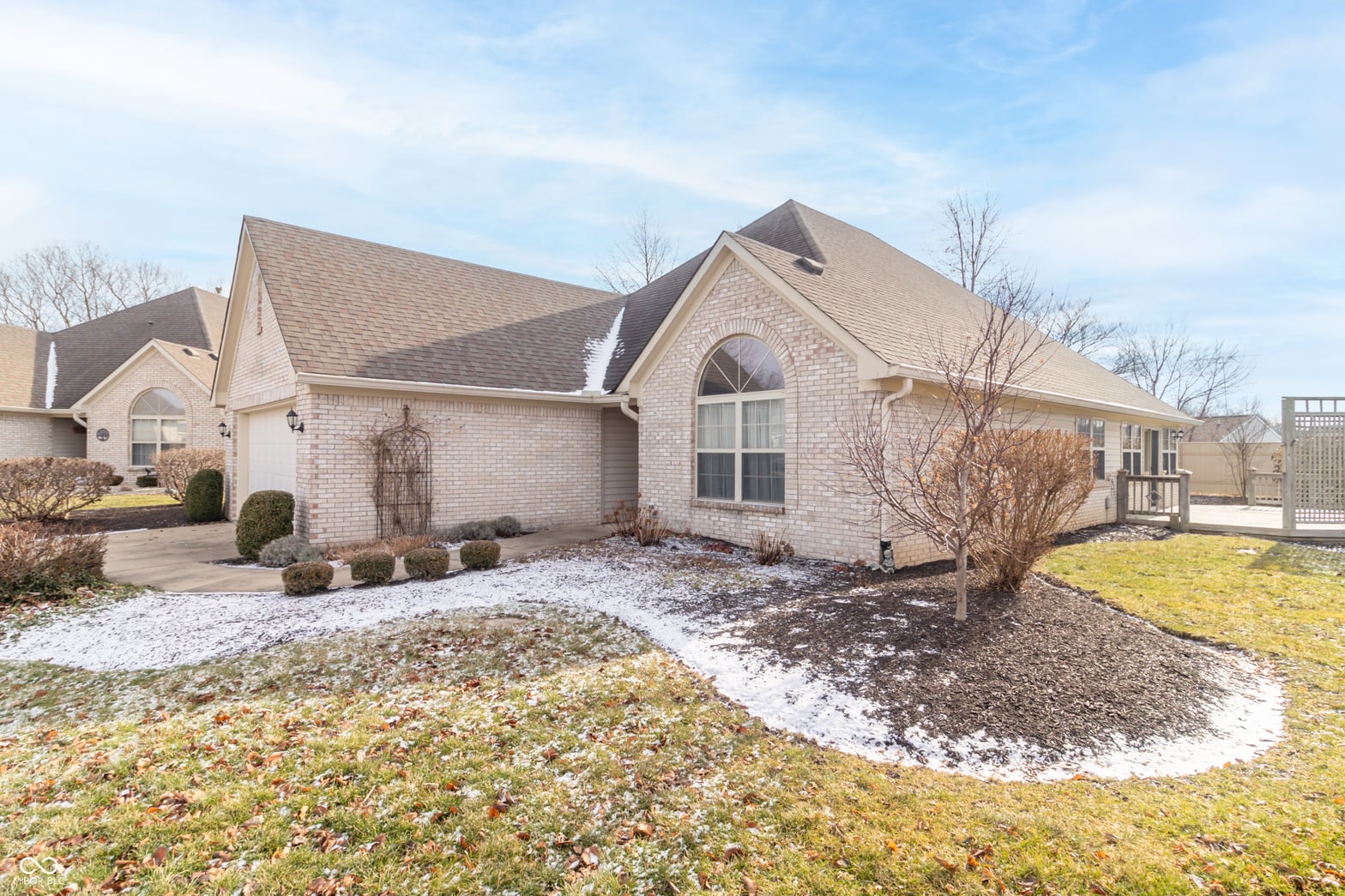 Front exterior at 1781 Stonewall Circle, Greenfield, IN