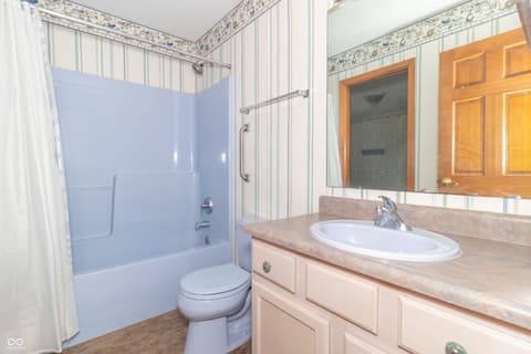 Bathroom at 1781 Stonewall Circle, Greenfield, IN