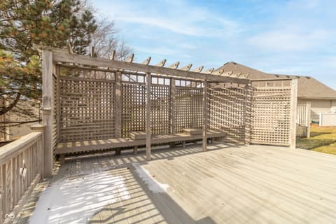 Outdoor living area at 1781 Stonewall Circle, Greenfield, IN