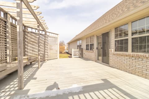 Outdoor living area at 1781 Stonewall Circle, Greenfield, IN