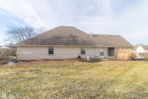 Backyard at 1781 Stonewall Circle, Greenfield, IN