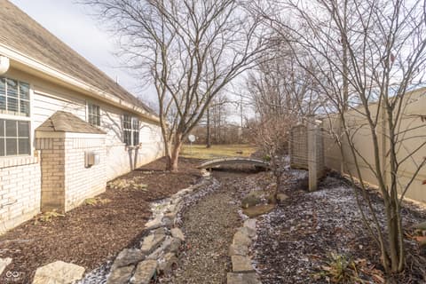Backyard at 1781 Stonewall Circle, Greenfield, IN
