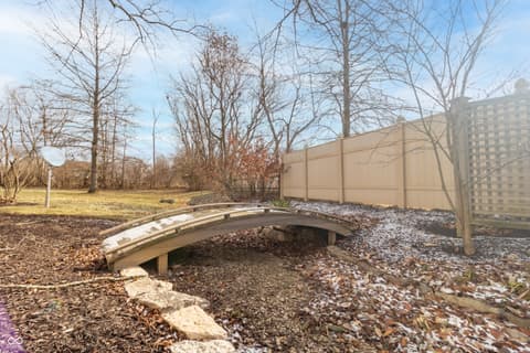 Backyard at 1781 Stonewall Circle, Greenfield, IN