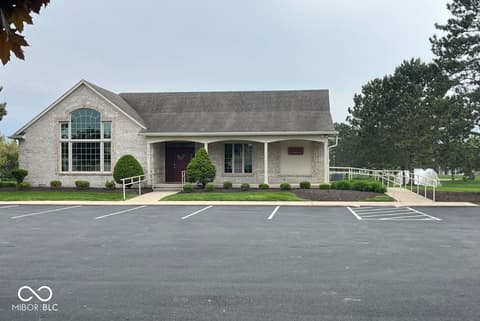 Front exterior at 1781 Stonewall Circle, Greenfield, IN