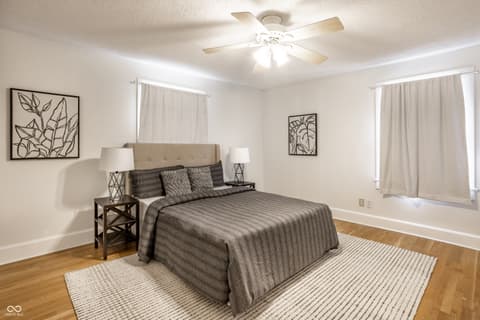 Bedroom at 3837 Central Avenue, Indianapolis, IN