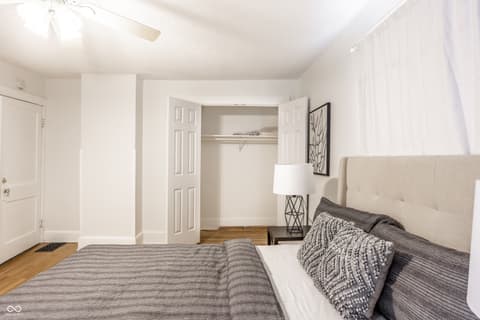 Bedroom at 3837 Central Avenue, Indianapolis, IN