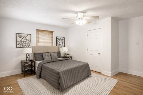 Bedroom at 3837 Central Avenue, Indianapolis, IN