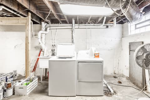 Laundry room at 3837 Central Avenue, Indianapolis, IN