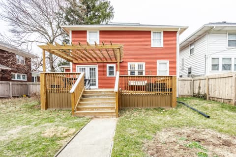 Backyard at 3837 Central Avenue, Indianapolis, IN