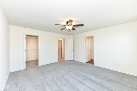 Primary bedroom at 13533 Dewpoint Lane, Fishers, IN