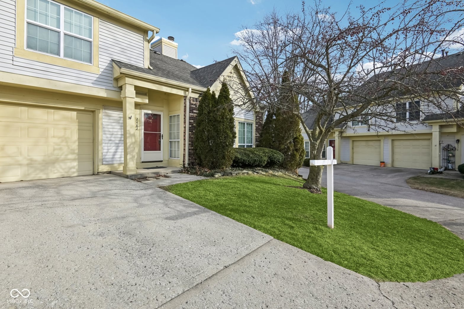 Front exterior at 2482 Chaseway Court, Indianapolis, IN
