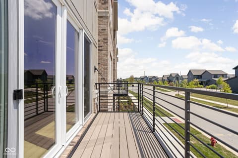Outdoor living area at 1481 Whistle Way, Westfield, IN