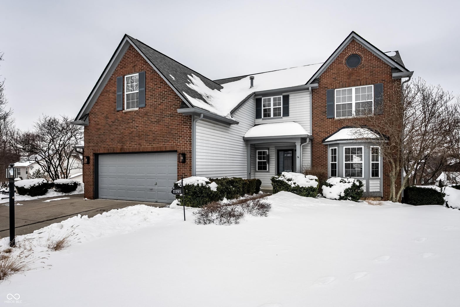 Front exterior at 11191 Timberview Drive, Fishers, IN