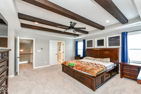 Bedroom at 10627 Oak Bend Boulevard, Indianapolis, IN