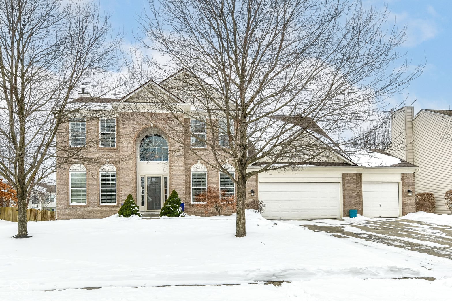 Front exterior at 11904 Suncatcher Drive, Fishers, IN