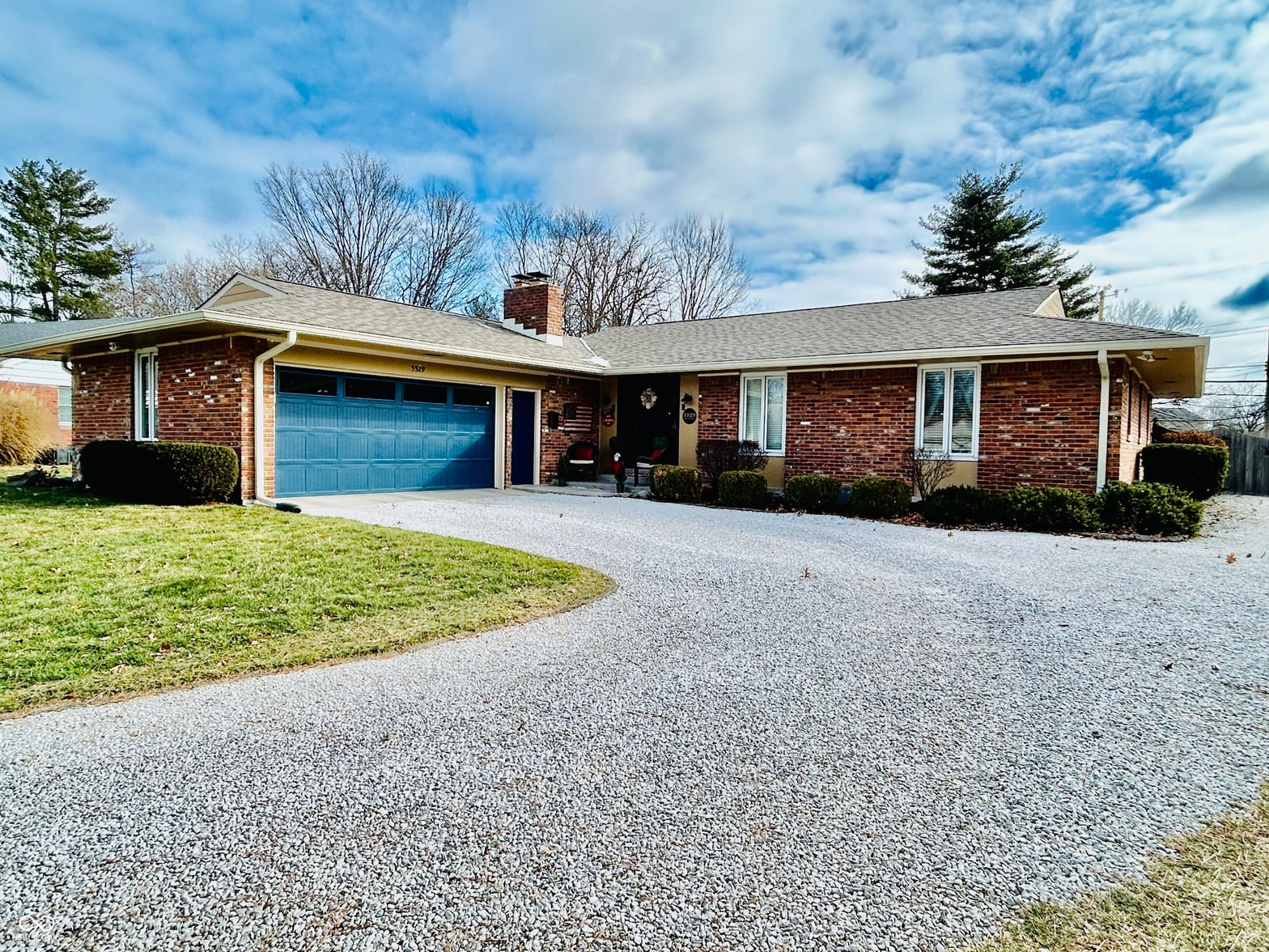 Front exterior at 5529 Beauport Road, Indianapolis, IN