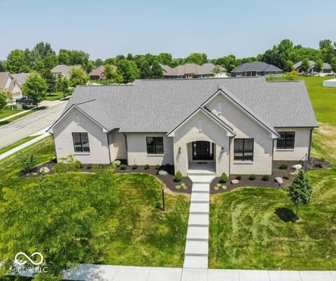 Aerial view at 10586 Jacks Way, Indianapolis, IN