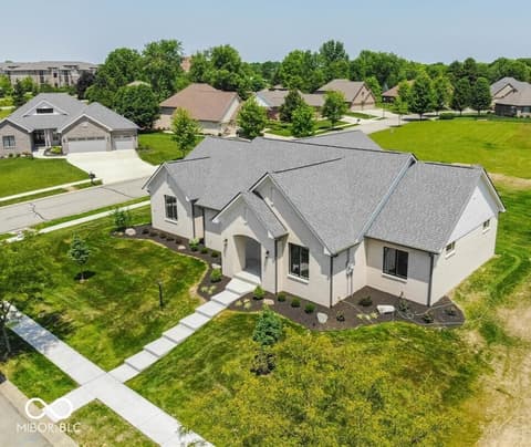 Aerial view at 10586 Jacks Way, Indianapolis, IN