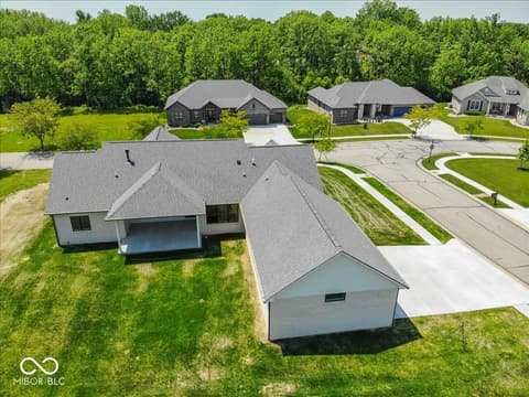 Aerial view at 10586 Jacks Way, Indianapolis, IN