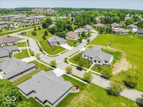 Aerial view at 10586 Jacks Way, Indianapolis, IN