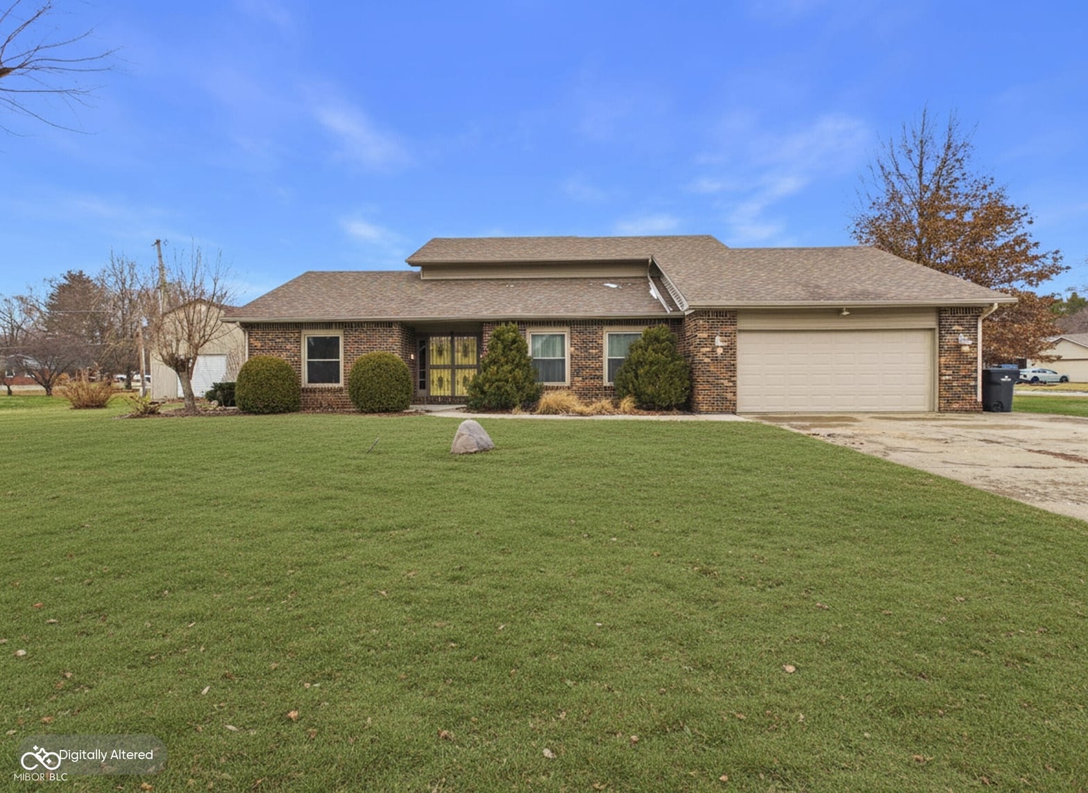 Front exterior at 2111 Round Barn Road, Anderson, IN