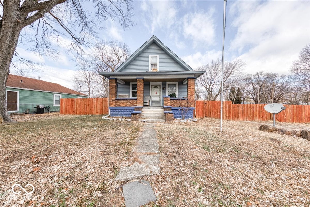 Front exterior at 4712 Vandalia Avenue, Indianapolis, IN