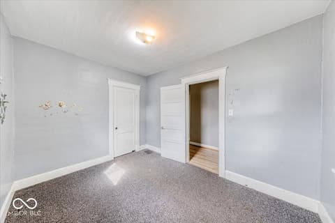 Bedroom at 4712 Vandalia Avenue, Indianapolis, IN