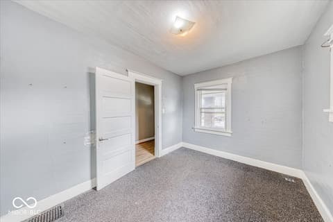 Bedroom at 4712 Vandalia Avenue, Indianapolis, IN
